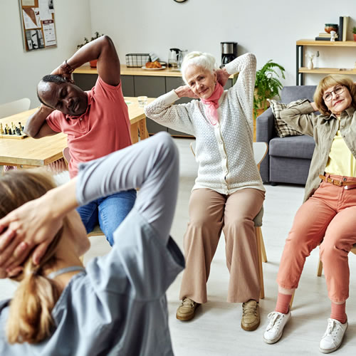 Assisted Living Facility Resident's Morning Routine